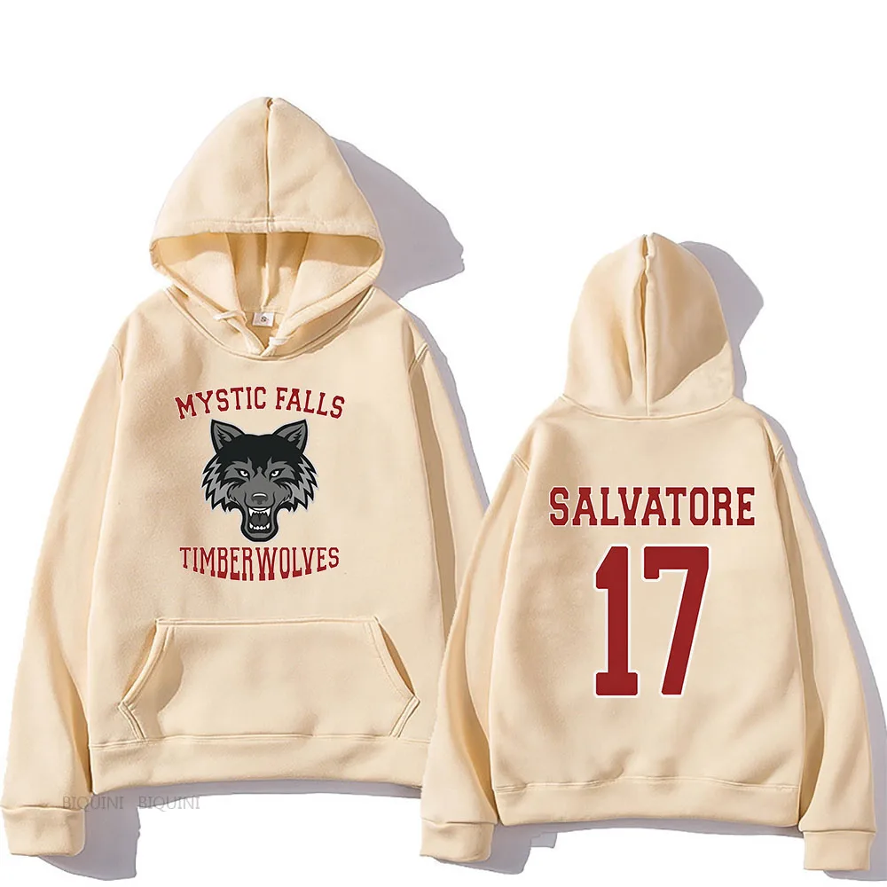 Mystic Falls Virginia EST 1859 Streetwear Hoodies Sudaderas Long Sleeve Men/Women Clothing Casual Hip Hop Hooded Pullovers Male