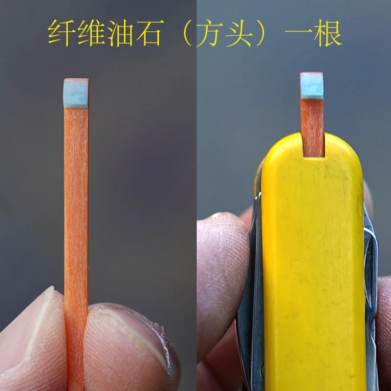 Piedra de afilar de doble cara de repuesto para Victorinox 58/65/74/84/91/111mm SAK, herramienta 3 en 1 para el cuidado de cuchillos