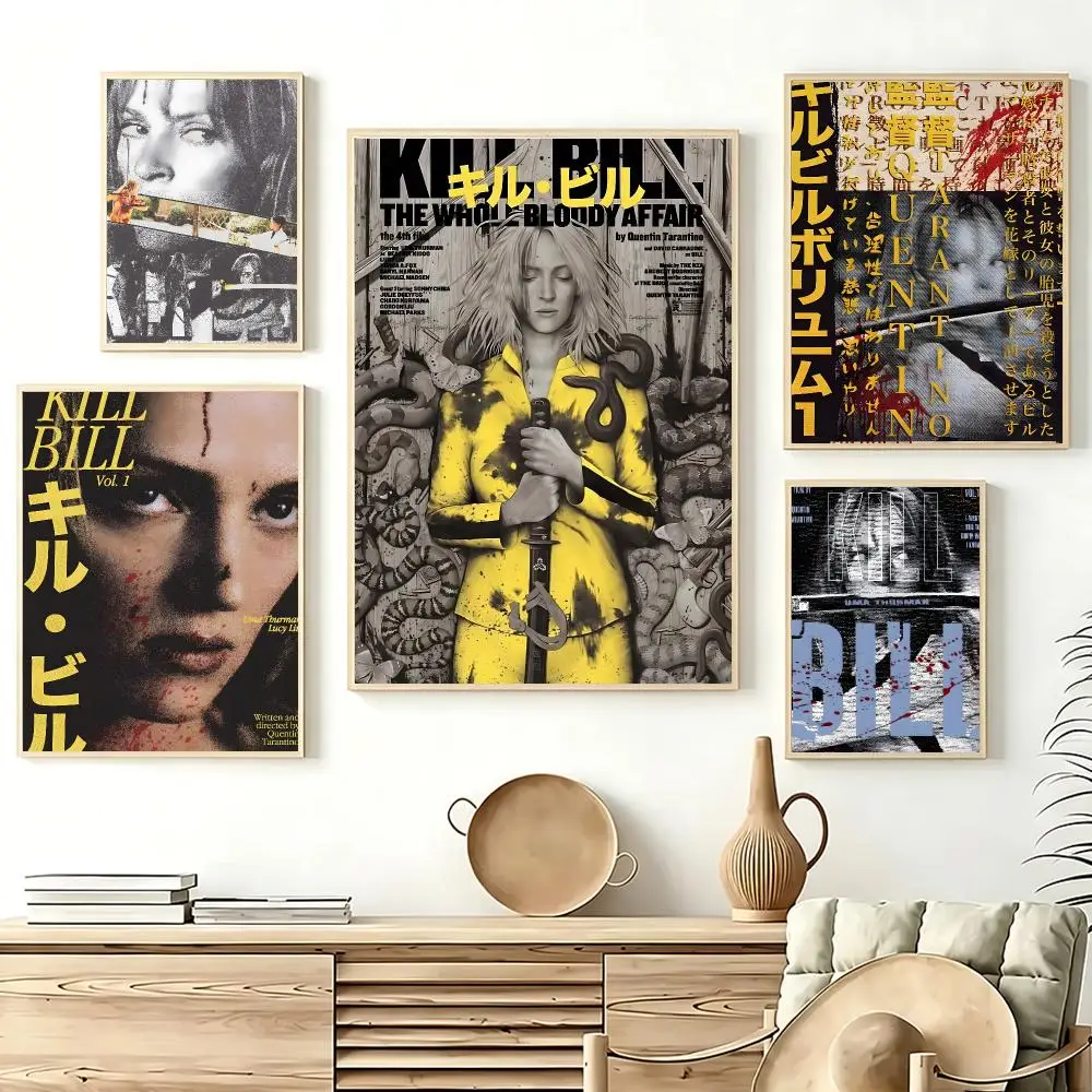 Movie K-Kill Bill Poster Modern And Elegant Wall Stickers For Home Decor Living Room Dormitory Wall Art