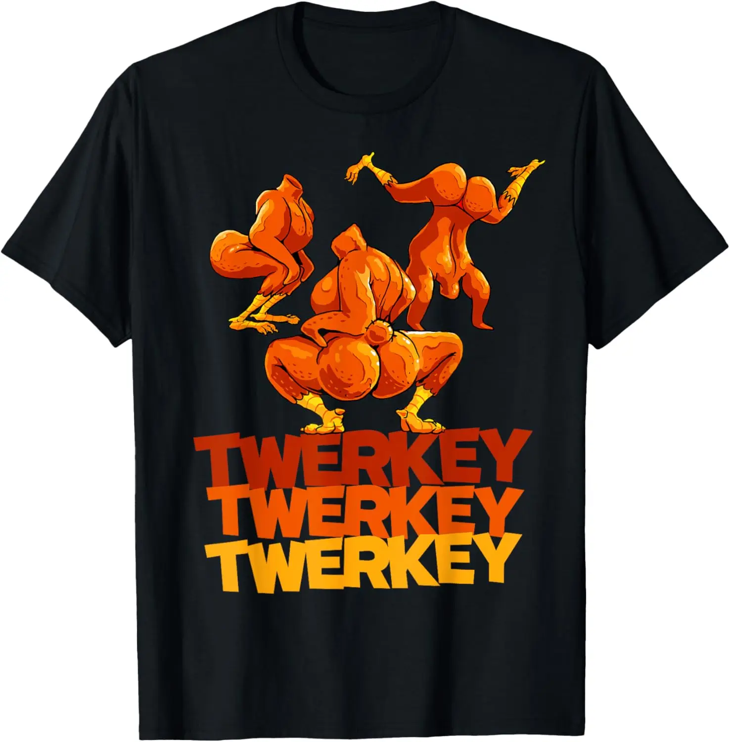 تي شيرت Twerkey Twerking Turkey مضحك لعيد الشكر Twerk تركيا