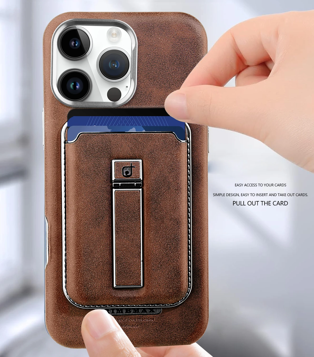

Detachable Wallet Magnetic Attraction Case For iPhone 16 Pro Max 15 Pro 16 14 Plus 13 12 Leather Card Bracket Holder Phone Cover