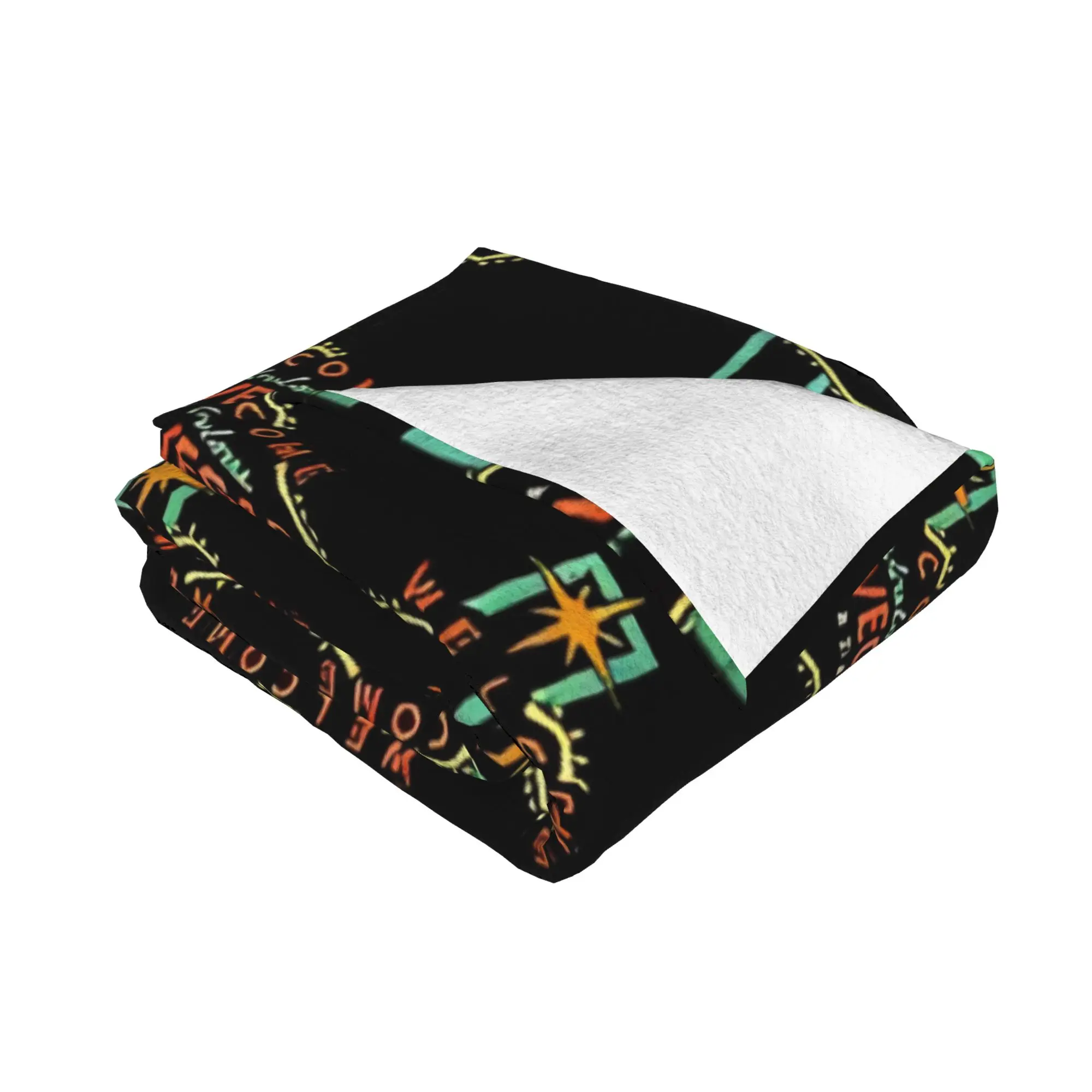 1PC home Cutecore Classic Fabulous Las Vegas Blanket Super Cosy Plush Home Living Room Sofa halloween