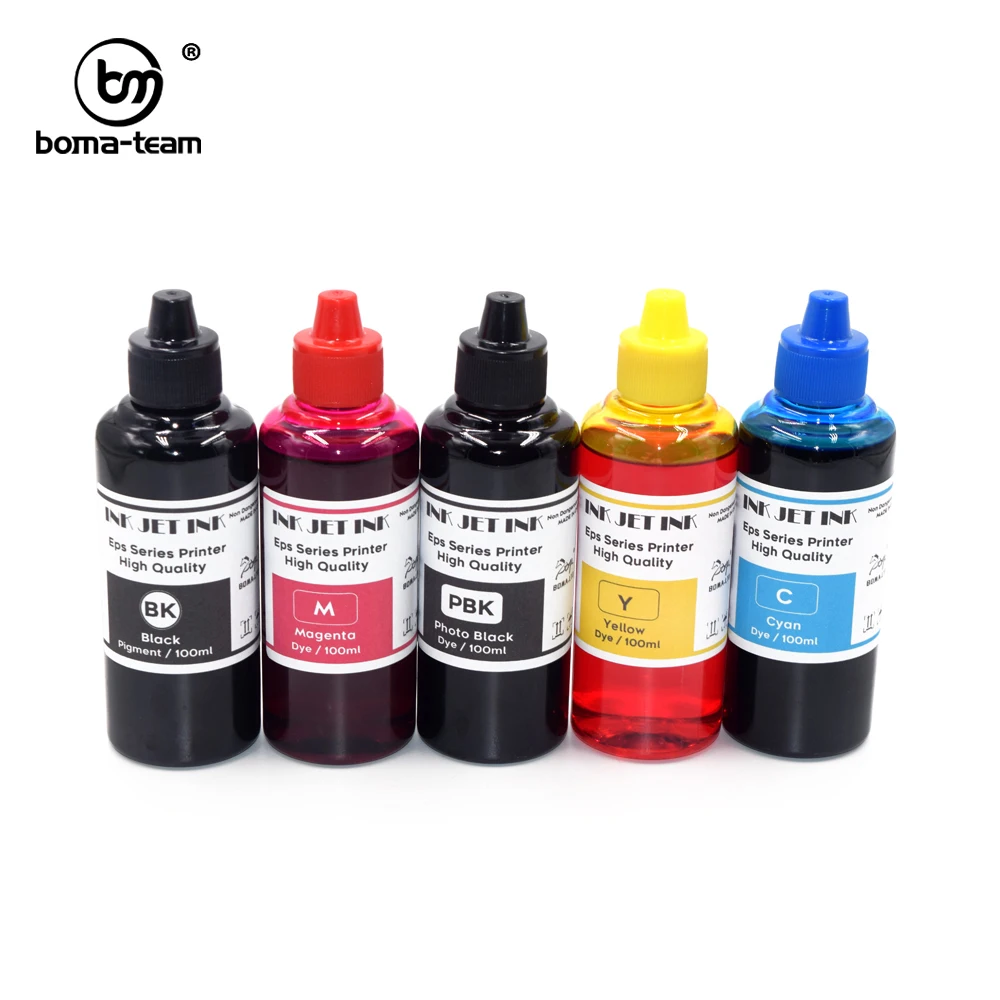 202XL 302XL 100ML 5Color Dye Pigment Refill Ink For Epson XP-6000 XP-6005 XP-6100 XP-6105 XP6000 XP6005 XP6100 XP6105 Printer