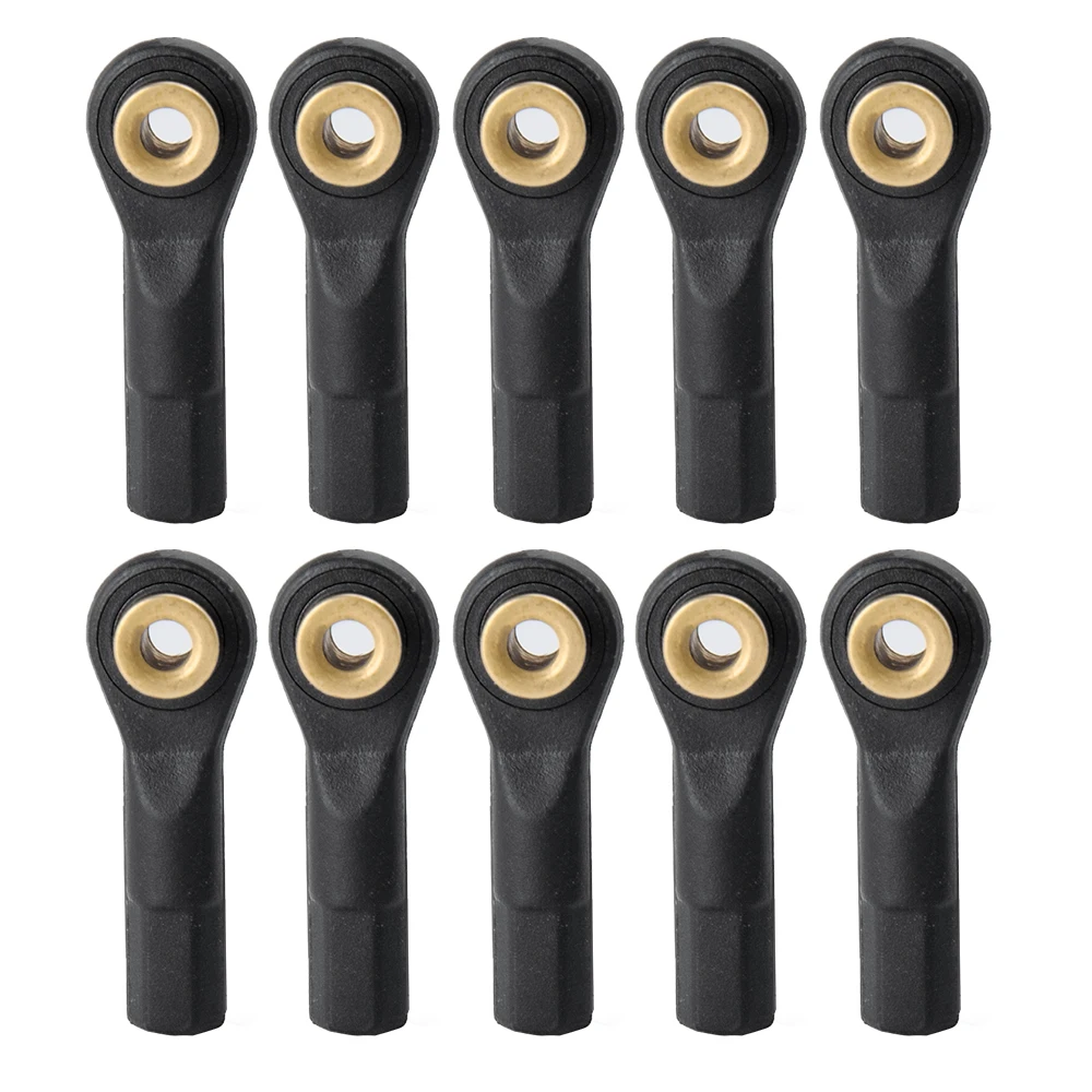 AXSPEED 10PCS M2 M3 Rod End Plastic Ball Head Holder Tie Wear Resisting Ball Joints for RC Boat Car Airplane Trucks Buggys