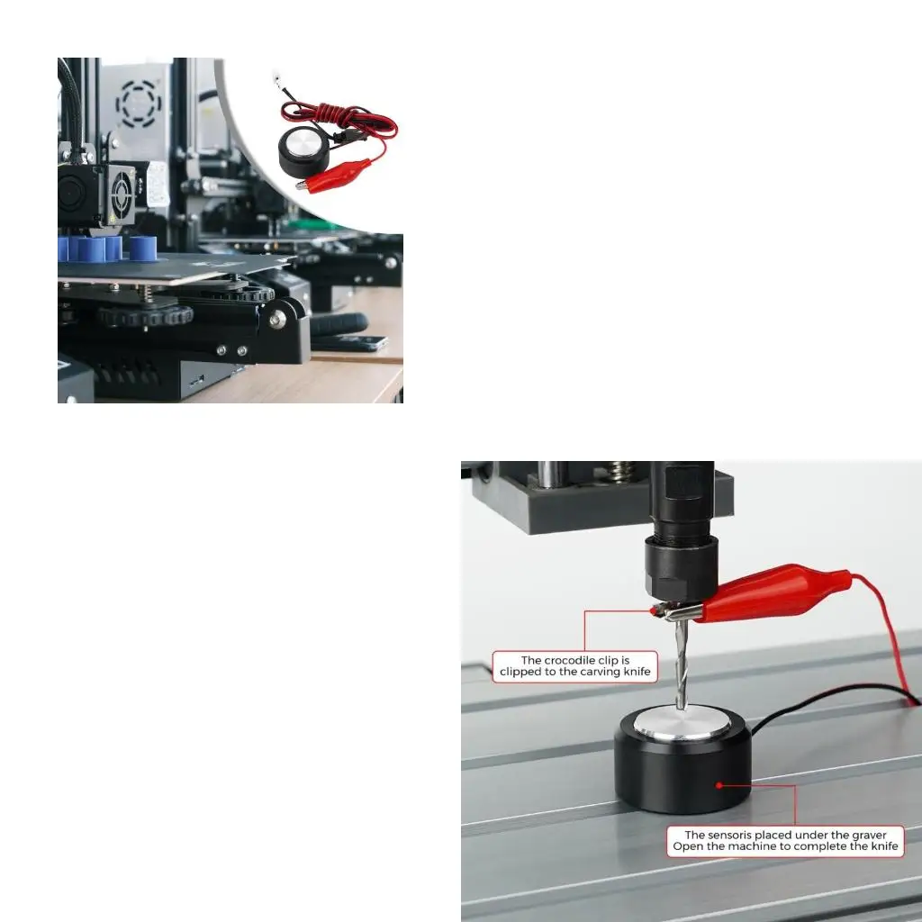 versátil sonda ZAxis com braçadeira metal para máquina gravação TTC450 3018