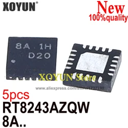 (5piece) 100% New RT8243A RT8243AZQW (8A EE,8A EF,8A EC...) QFN-20 Chipset