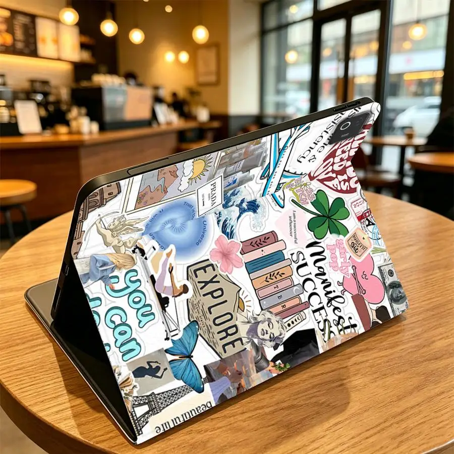 With Pencil Holder Case for Xiaomi Redmi Pad SE K Pad 8.8 9.7 12.4 Inch Pad 5 6 7 8 Pro Pad 6s Pro 7 Ultra Airplane Travel