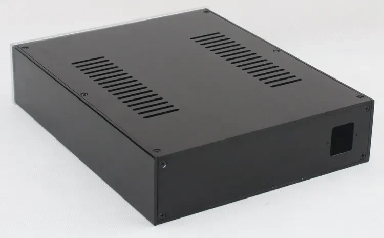 WA98 Caja de aluminio chasis de preamplificador caja/caja de amplificador tamaño 308*250*70mm