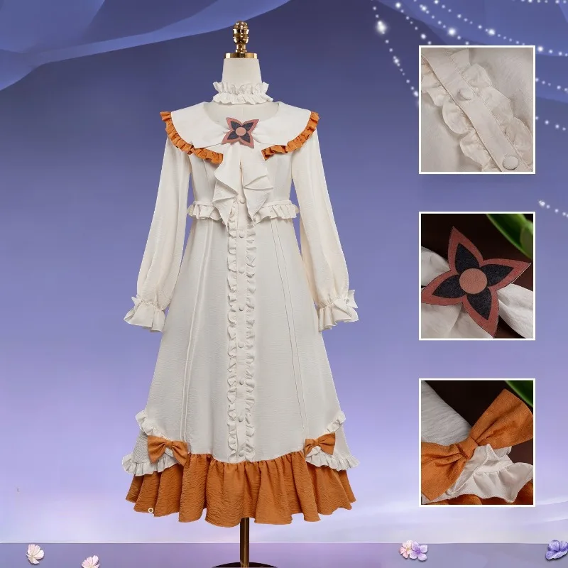 Sandrone Pajamas Game Genshin Impact Marionette Cosplay Soft Cute Lolita Wig Homewear Women Female Halloween Party Costume view 2