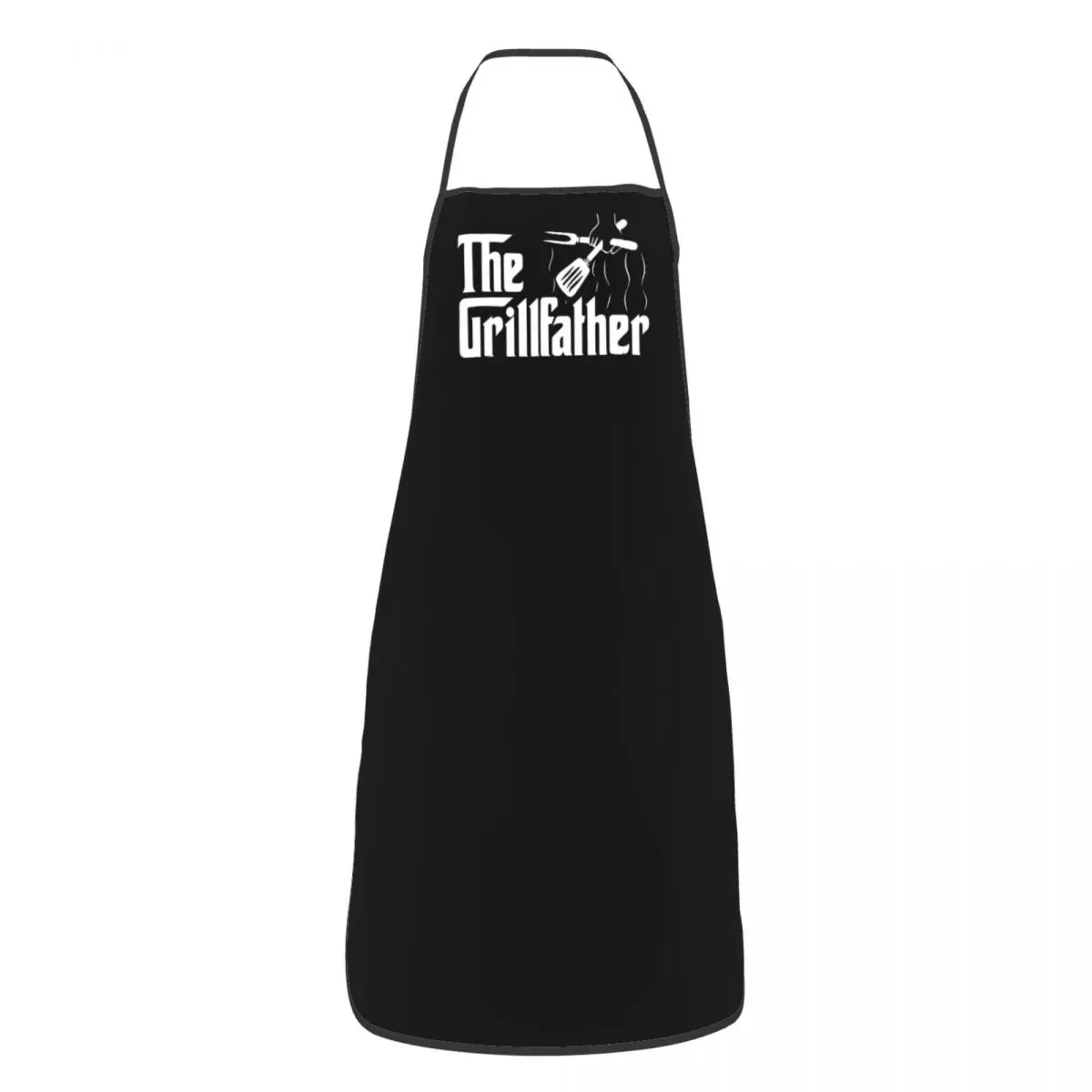 Custom The Grillfather Funny Apron Men Women Adult Unisex Kitchen Chef Bib Tablier Cuisine Cooking Baking Gardening