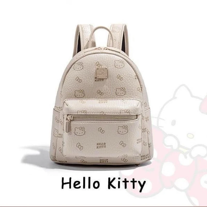 Mochila de viaje de dibujos animados Hellokitty 2025, nueva mochila de viaje para estudiantes de alta moda, mochila diaria de gran capacidad