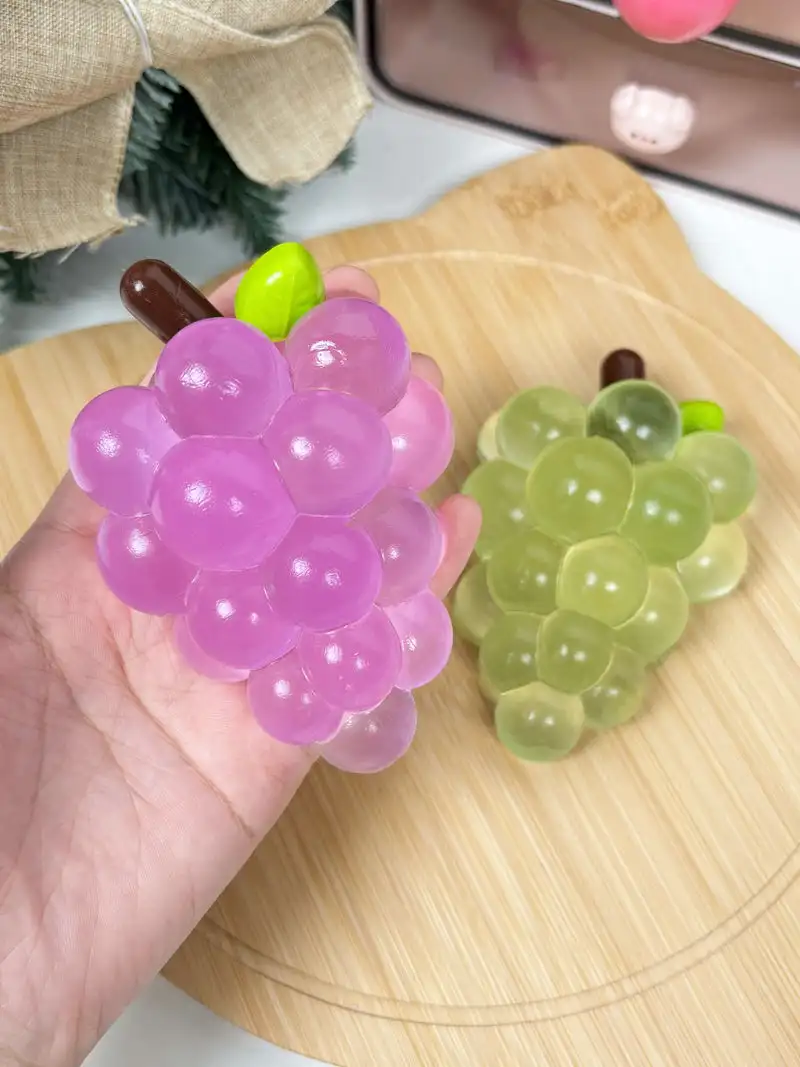 

Food Grade Silicone Grapes Handmade Taba Squishy Toy