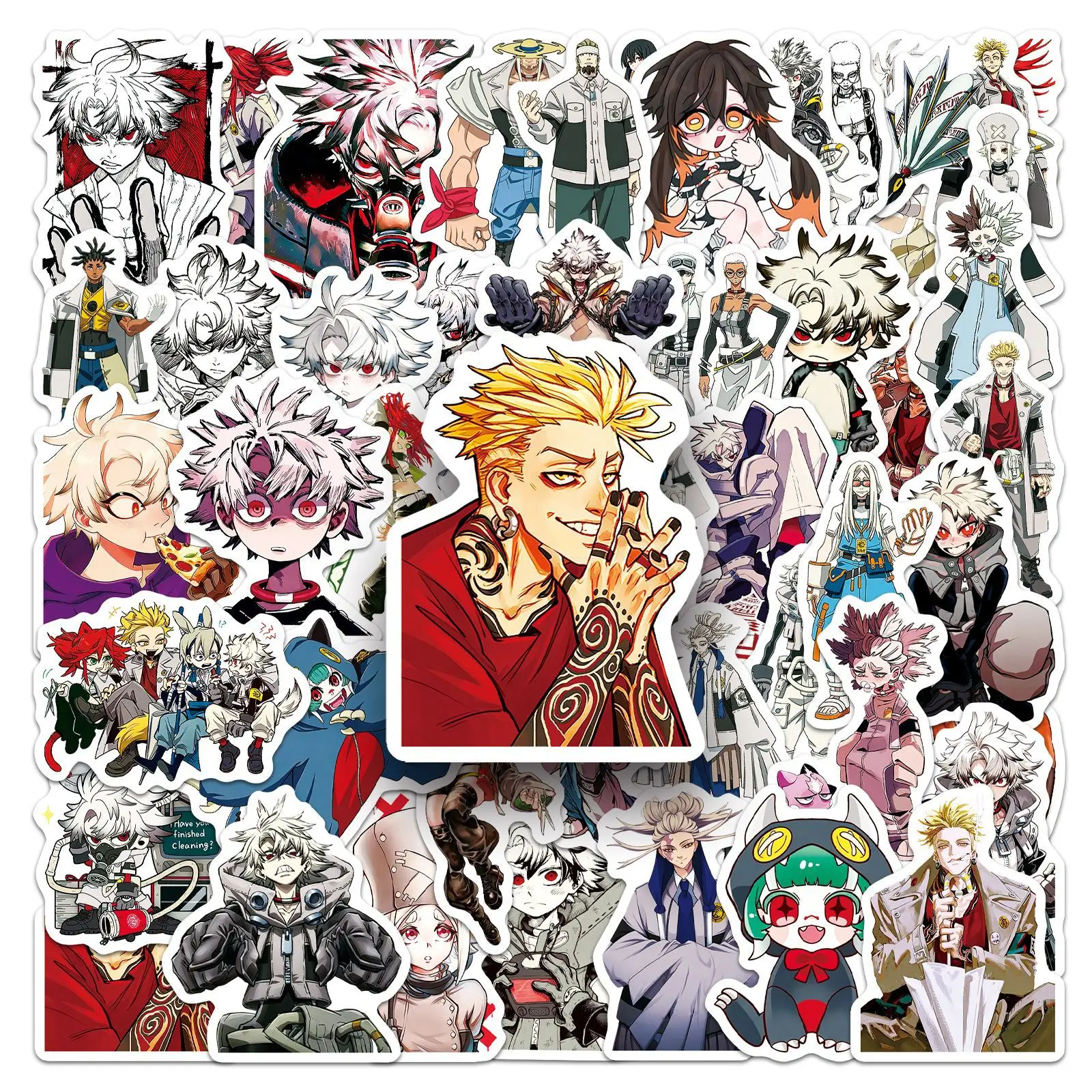 

50PCS GACHIAKUTA Stickers Waterproof Anime Character Waterproof Decals for Laptop Scrapbook Phone Case DIY
