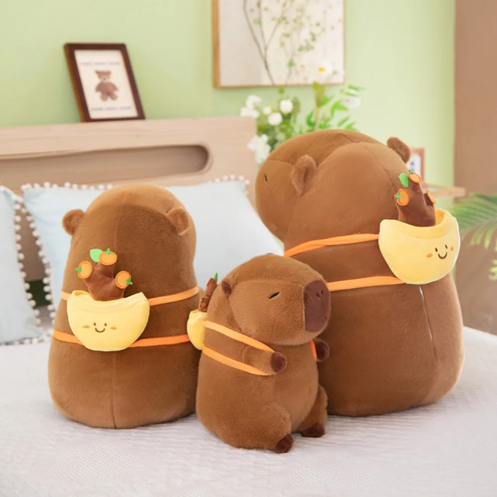 

Wealth Tree Capybara Plush Doll Soft PP Cotton Simulation Capybara Toy Animal Stuffed Stuffed Capybara Doll Children's Day