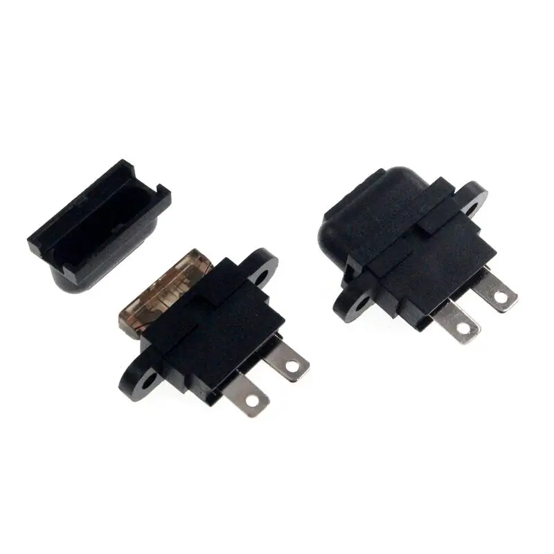 10sets Waterproof Auto Standard Middle Fuse Holder With Fixed Ear + Car Boat Truck ATC ATO Blade Fuse 5A - 40A