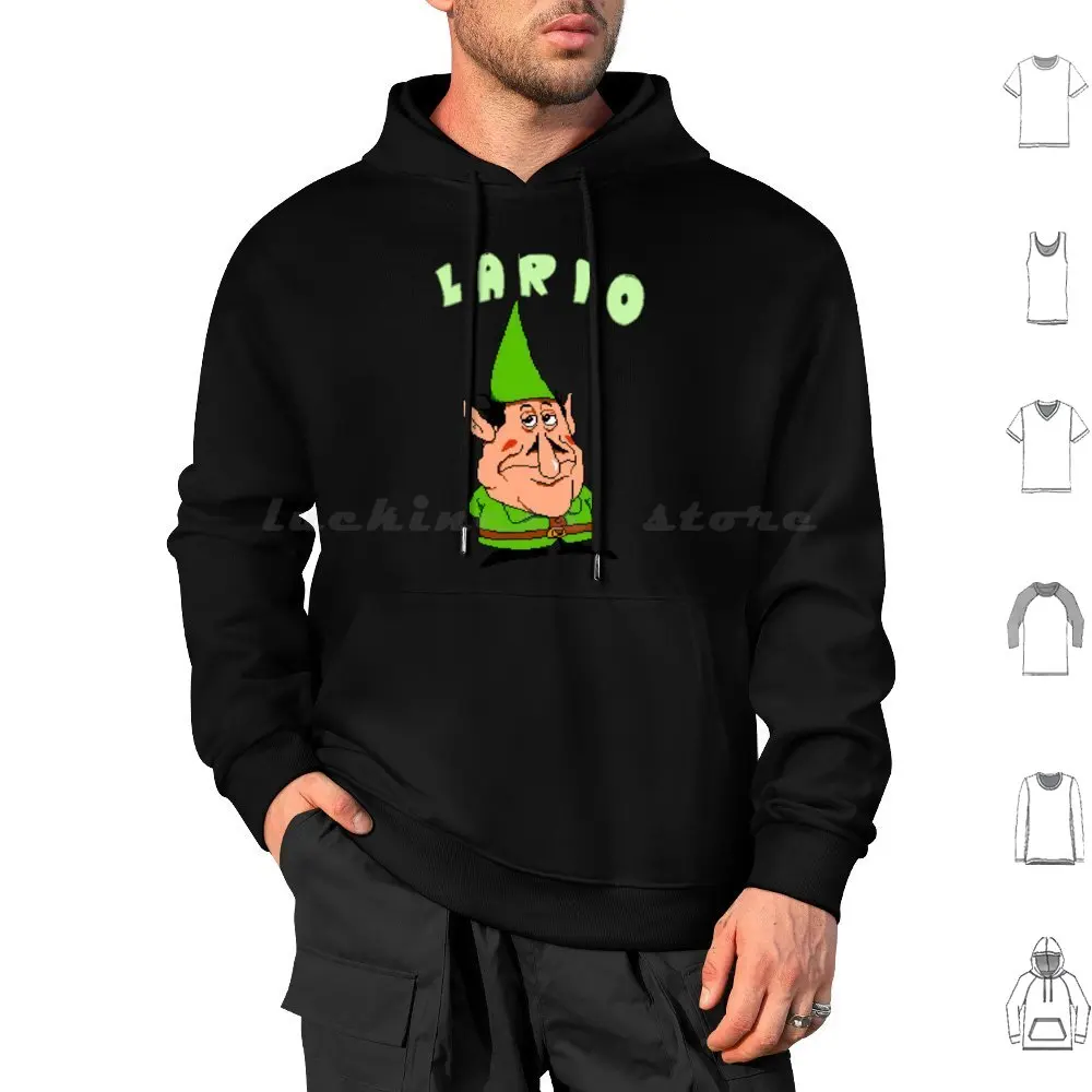 Lario Pizza Tower Meme Hoodie cotton Long Sleeve Pizza Tower Pizza Peppino Tower Italy Pizza Tower Game Italian Gustavo Pisa