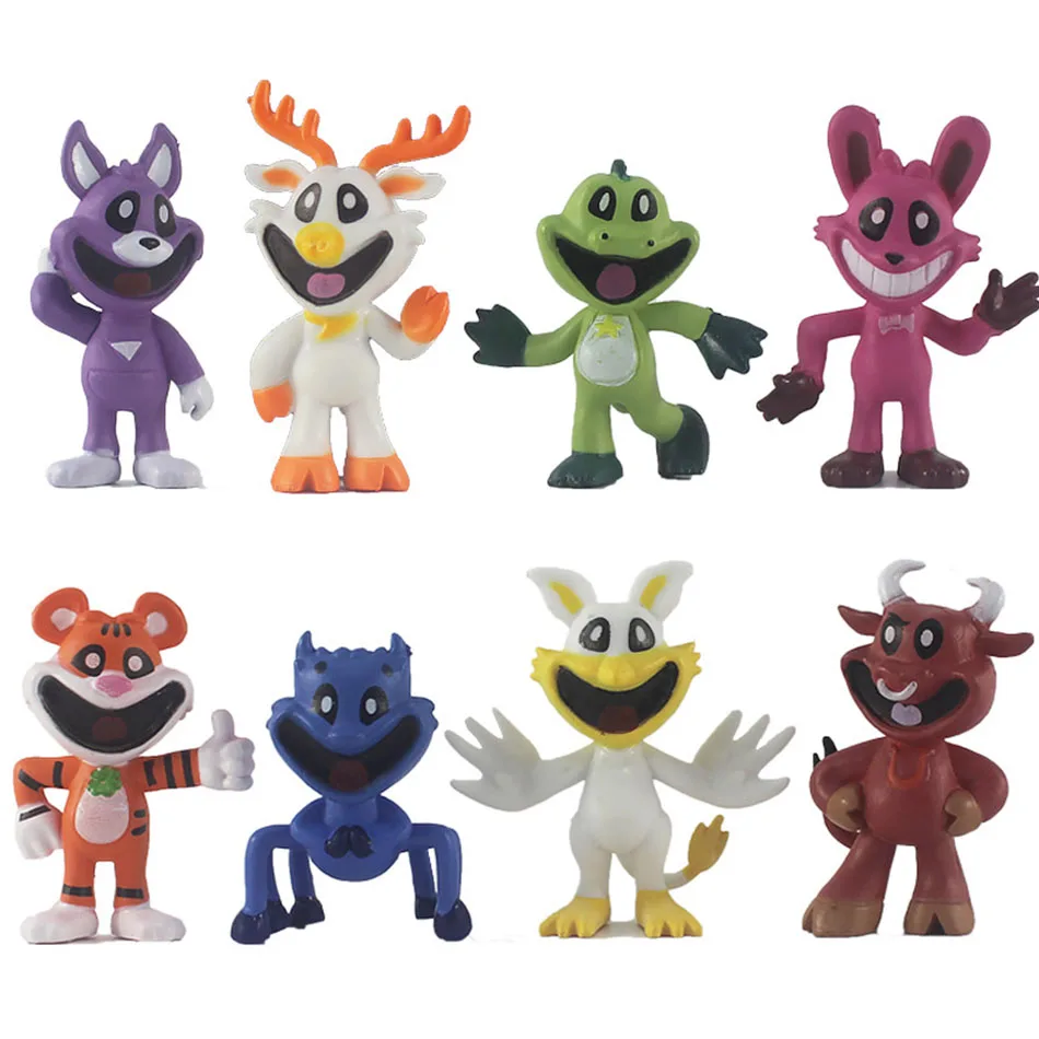 New STYLE Smiling Critters Action Figure Toy Fun Cute Cartoon Animal Toy Gift and Companion for Kid Children Fans Birthday Gifts