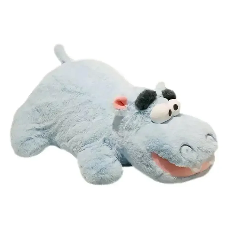 40cm Hippo Plush Toy, Hugging Hippo Pillow, Giftable Adorable Desk Decor Plush Toys Unique Hippo Stuffed Animals for Kids