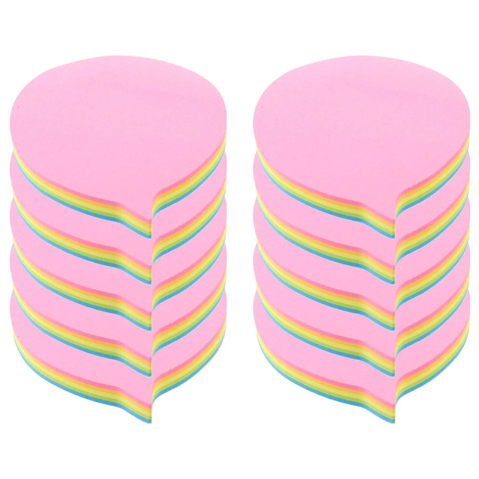 10 كتب ملصقات ملاحظات ملونة حرفية دقيقة ذاتية اللصق لوحات مذكرة مستلزمات مكتبية دفاتر لاصقة ورقية قابلة للتمزيق #5