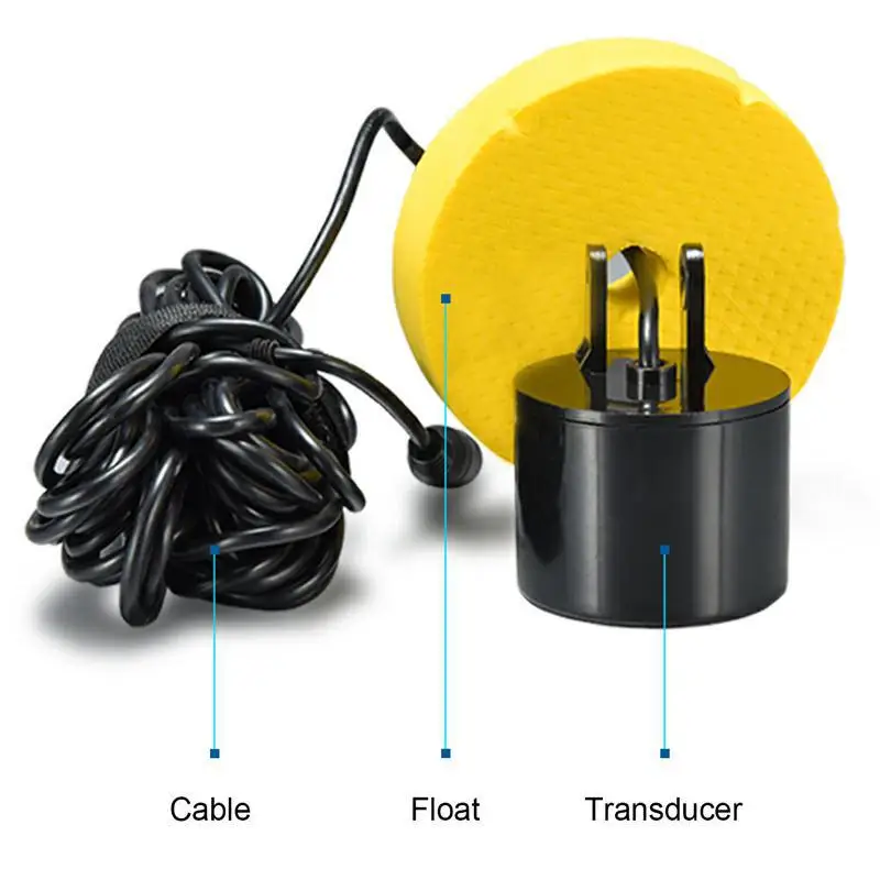 Fish Finder Leki Original Rechargeable Waterproof Sonar Probe With Attracting Light Fishing Gear Accessories