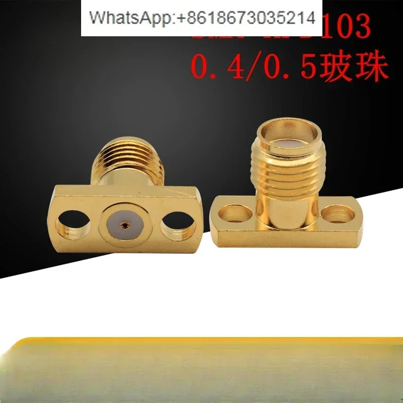 SMA-KFD103 Two-hole diamond microstrip connector 8.6MM 18G SMA-KFD glass bead 0.4/0