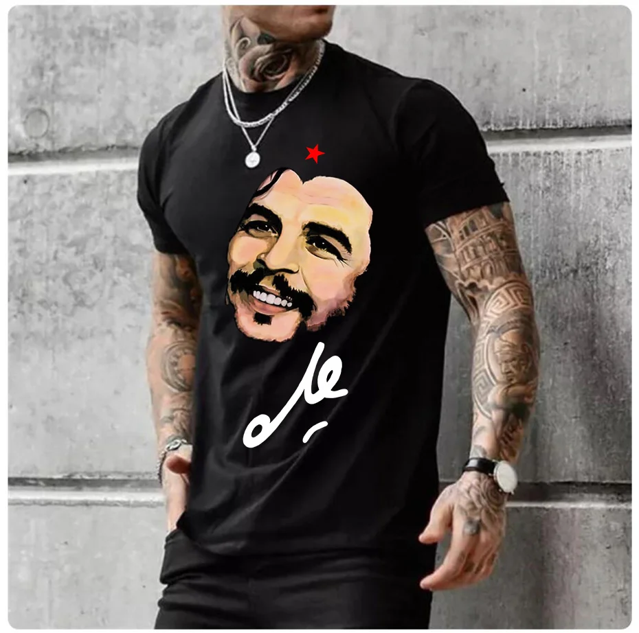 Cuba Che Guevara Signature Guerrilla T Shirt Men Cuban Icon Revolution T-Shirt Men Funny Cotton Tee O Neck Short Sleeve Clothing