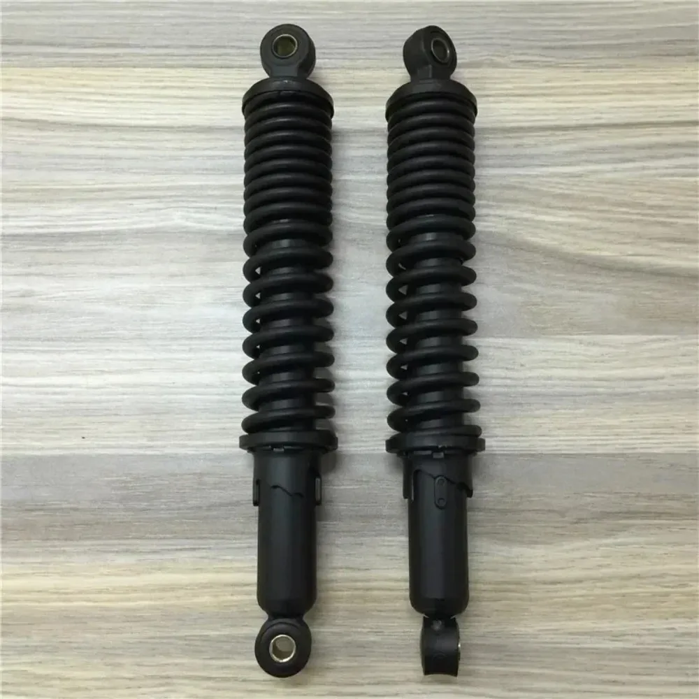 Retro motorcycle modification motorcycle shock absorber modified pitch 35cm black and white matte plating free shipping