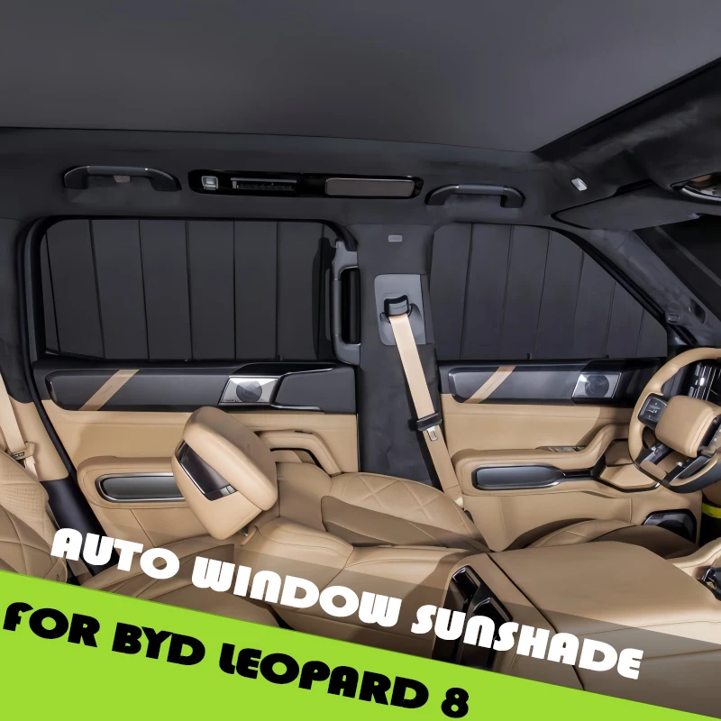 

Автомобильный солнцезащитный козырек для окна, подходит для BYD Leopard 8, модифицированное автоматическое боковое окно, защита от солнца, складной солнцезащитный козырек, детали для обновления автомобиля