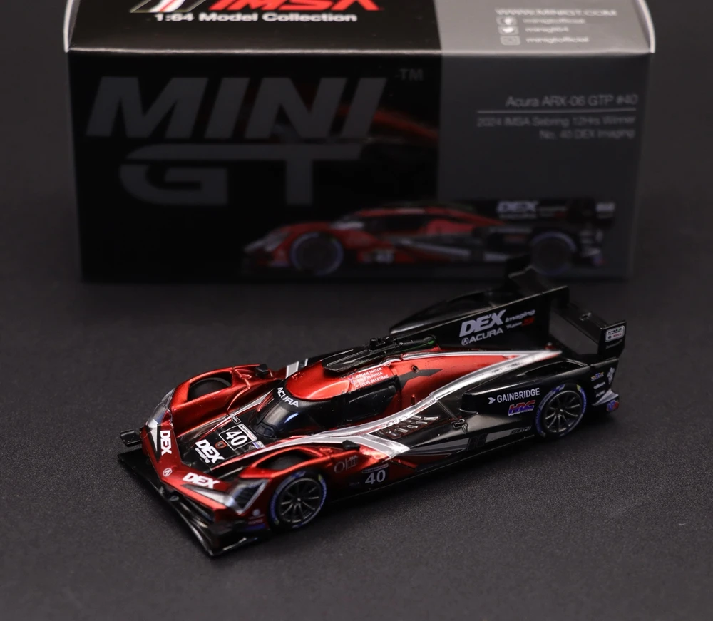 

1/64 MINGT 837 ARX-06 GTP # 40. новая модель автомобиля из сплава на складе.