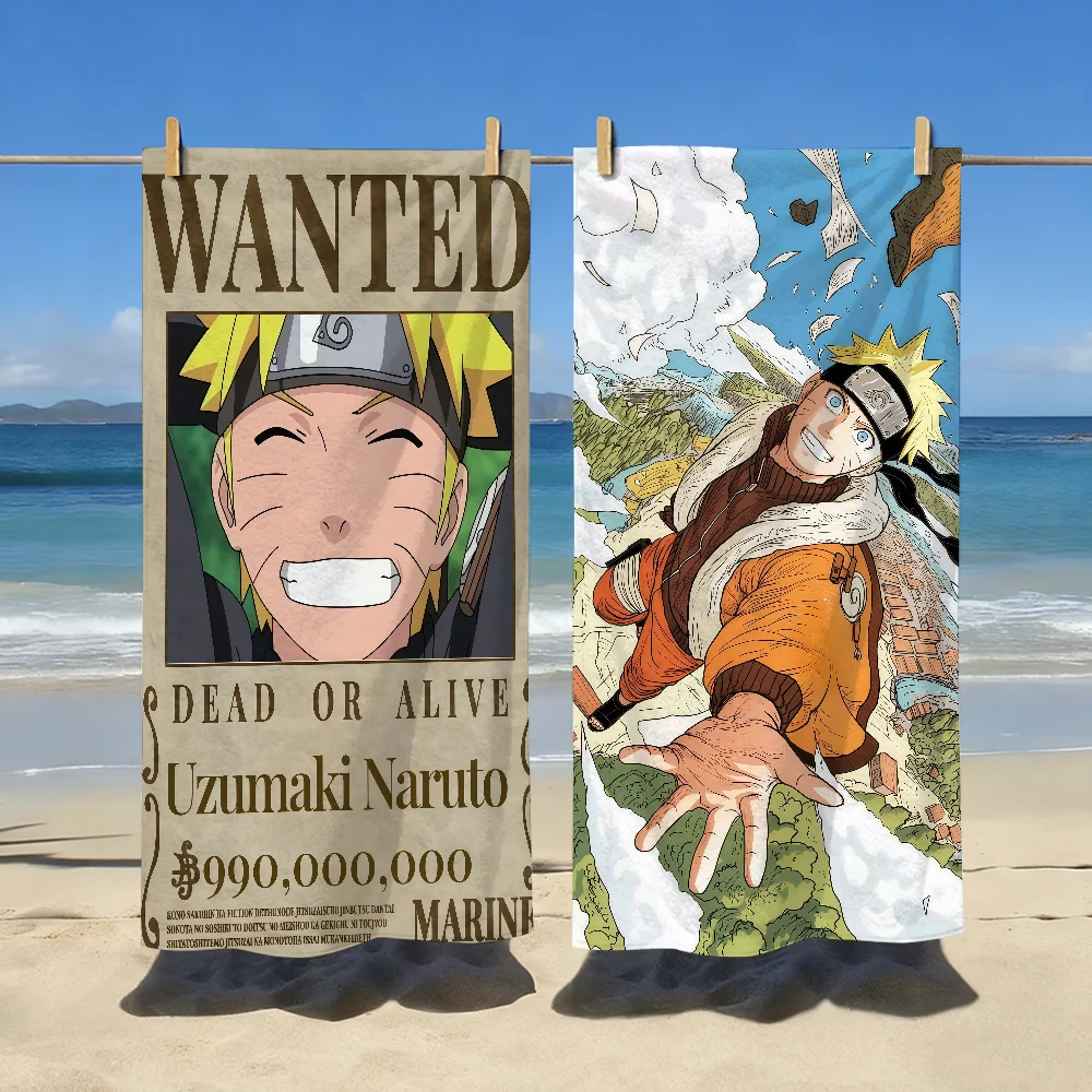 N-Naruto-S Uzumaki -Naruto  Towel Sports Quick Dry Travel Camping Gear Sandproof Soft Light Large Beach Towel