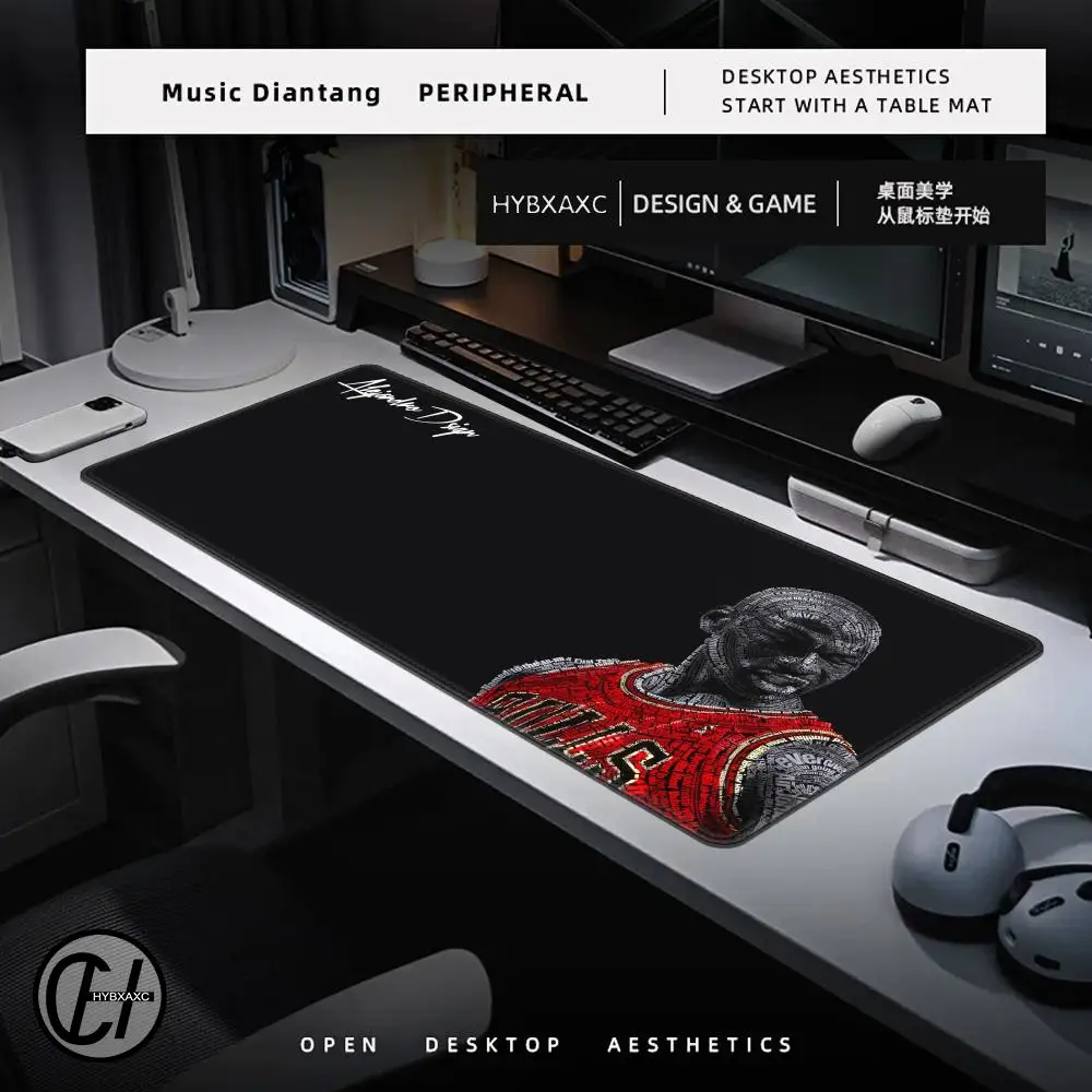 Basketball Mouse Pad Gaming Laptops Mousepad Gamer Keyboard Mat Deskmat Desk Protector Pc Accessories Mats Anime Mause Pads Rgb