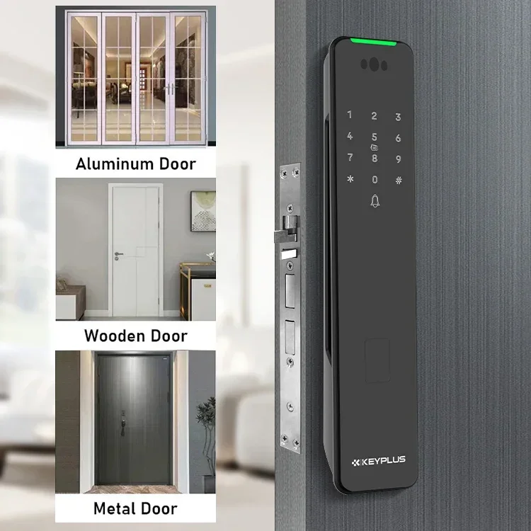 Keyplus Home Digital Inteligente Deurslot Wachtwoord Tuya App Gezichtsherkenning Smart Lock