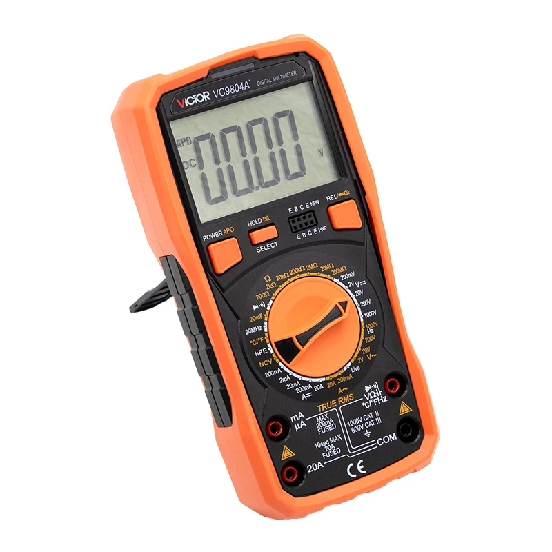 

VC9804a+ low cost multimeter digital with true rms / continuity test
