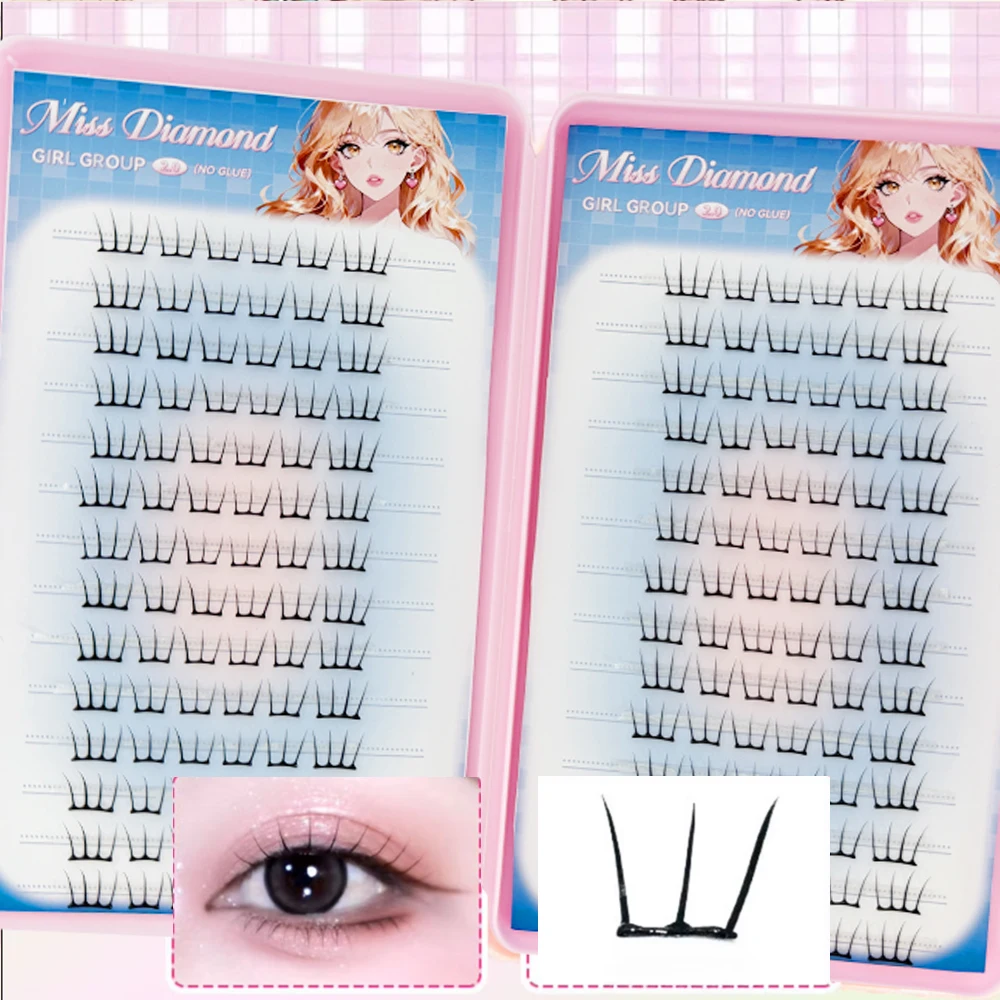 Fairy Eyelashes Thin Flake Eyelash Book For Idol Girls Korean Style False Eyelashes Natural False Eyelashes Extension
