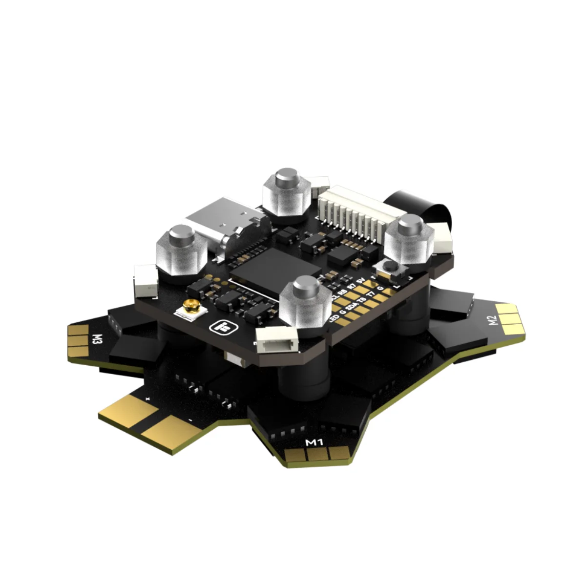 iFlight Borg Mini FPV Stack H7 F7 Flight Controller Built-in ELRS 60A ESC for FPV Racing Quadcopter DIY