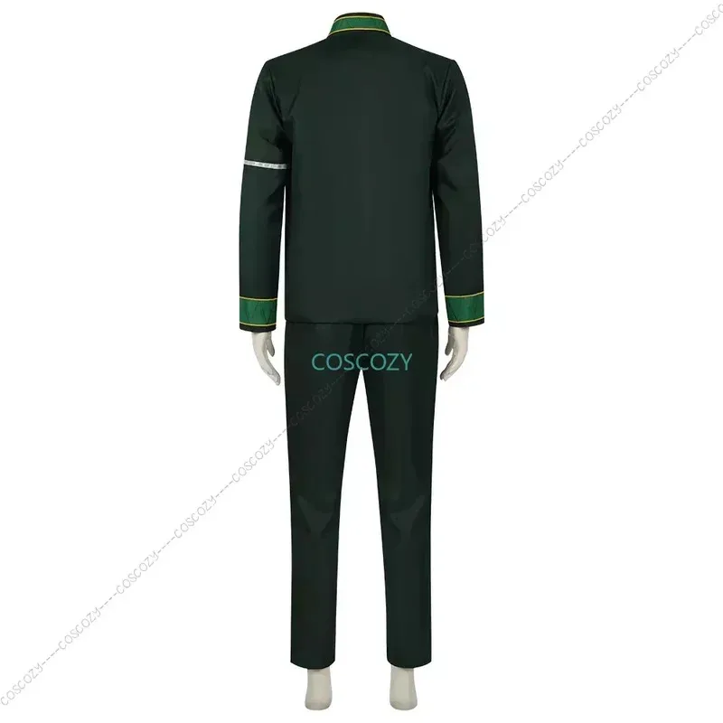 sisi 22332024 جديد أنيمي الرياح قواطع Akihiko Nirei تأثيري حلي شعر مستعار روز صافي Furin زي مدرسي الثانوية دعوى سترة معطف السراويل