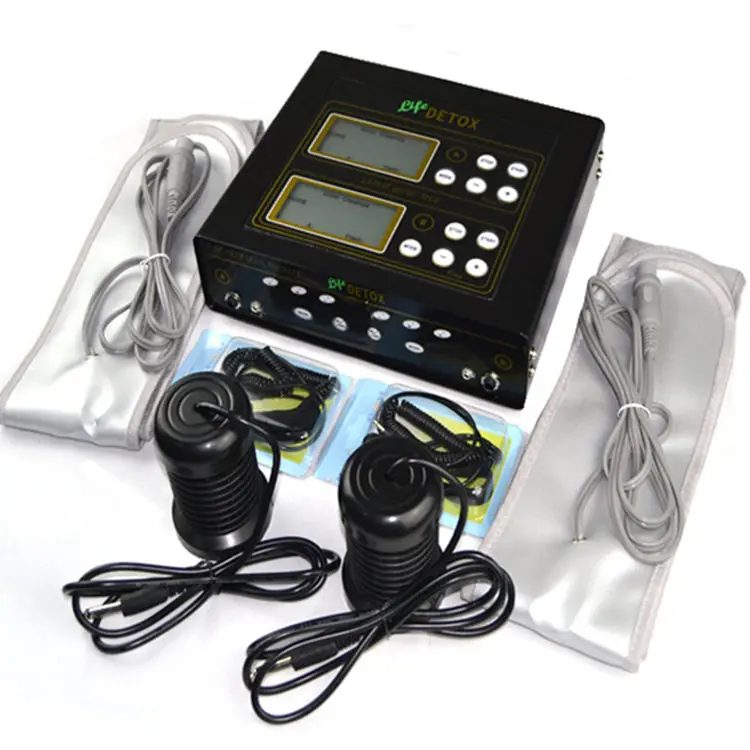 

Factory Dual Ionic Foot Bath Detox Machine Professional Ionic Ion Detox System Foot Bath Spa Cleanse Detoxification Machine