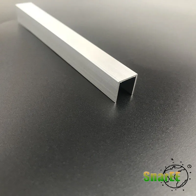 U-groove Aluminum 10x10x1mm Aluminum Alloy Groove Aluminum Corrosion-resistant Materials Channel Aluminum Profile