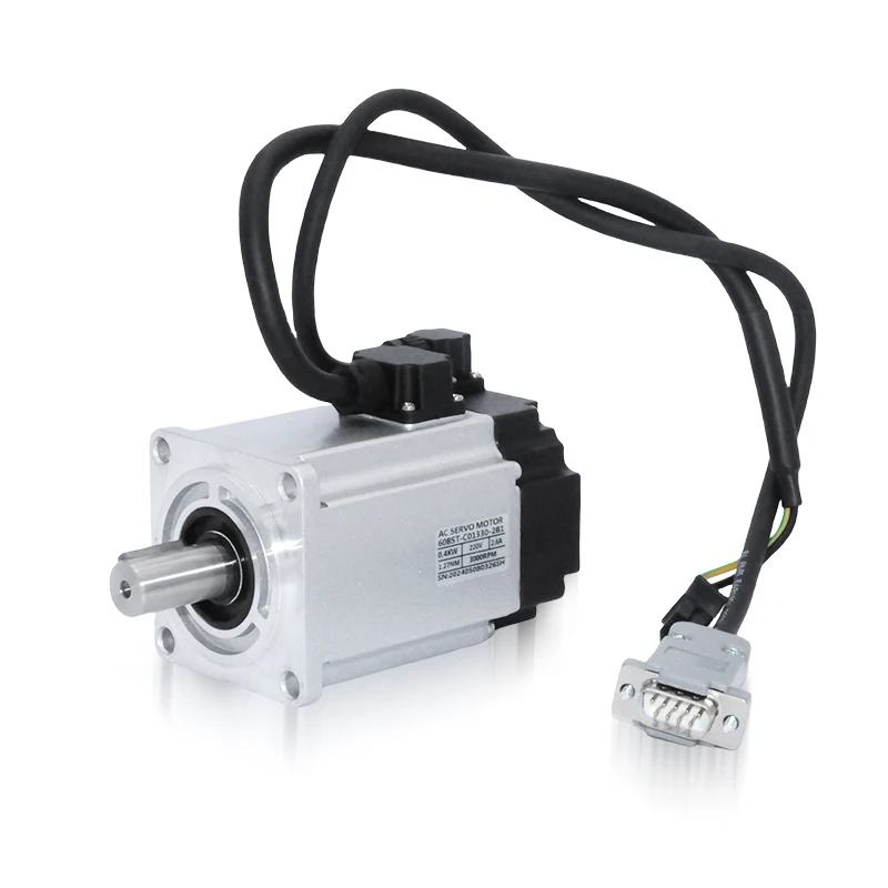 

200W 220V three-phase 3000rpm servo motor driver 60mm 0.64Nm brake IE2 efficiency