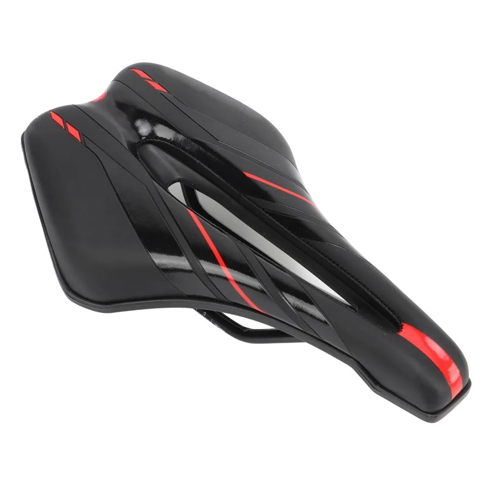 

PC and Silicone Bike Seat Soft Breathable Bicycle Saddle Shock Absorption Hollow Bicycle Saddle Replacement cycling upgrade