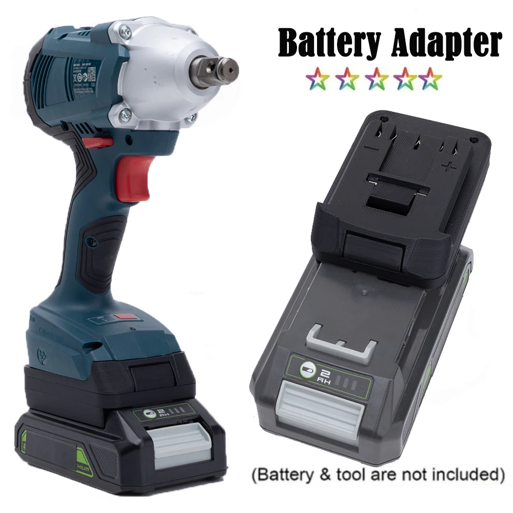 

Adapter For Greenworks 24V Team Lithium Battery To for Bosch 18V Power Tools Accessories Cordless Converter (NO Battery)
