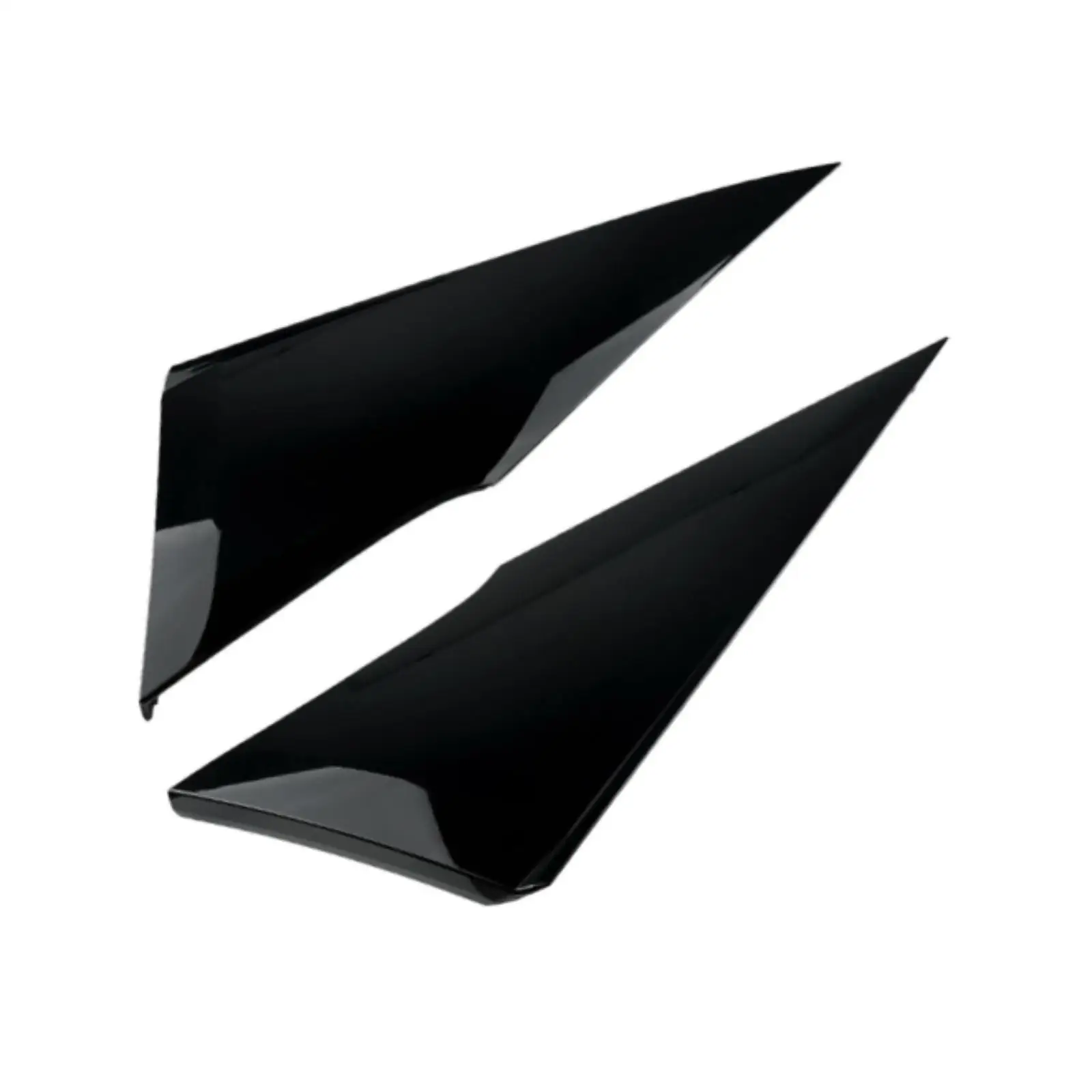 2x Rear Quarter Moldings Rear Triangular Cover Plate Automotive Accessories