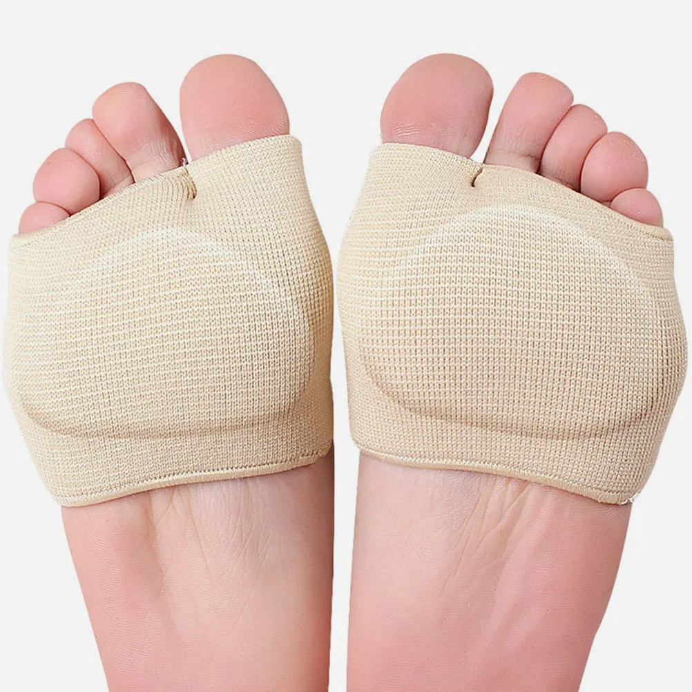 

2pcs Forefoot Cushions Non-Slip Insole High Heels Foot Sweat-Absorbent Front Foot Pads Anti-Pain Forefoot Pads Comfortable Shoe