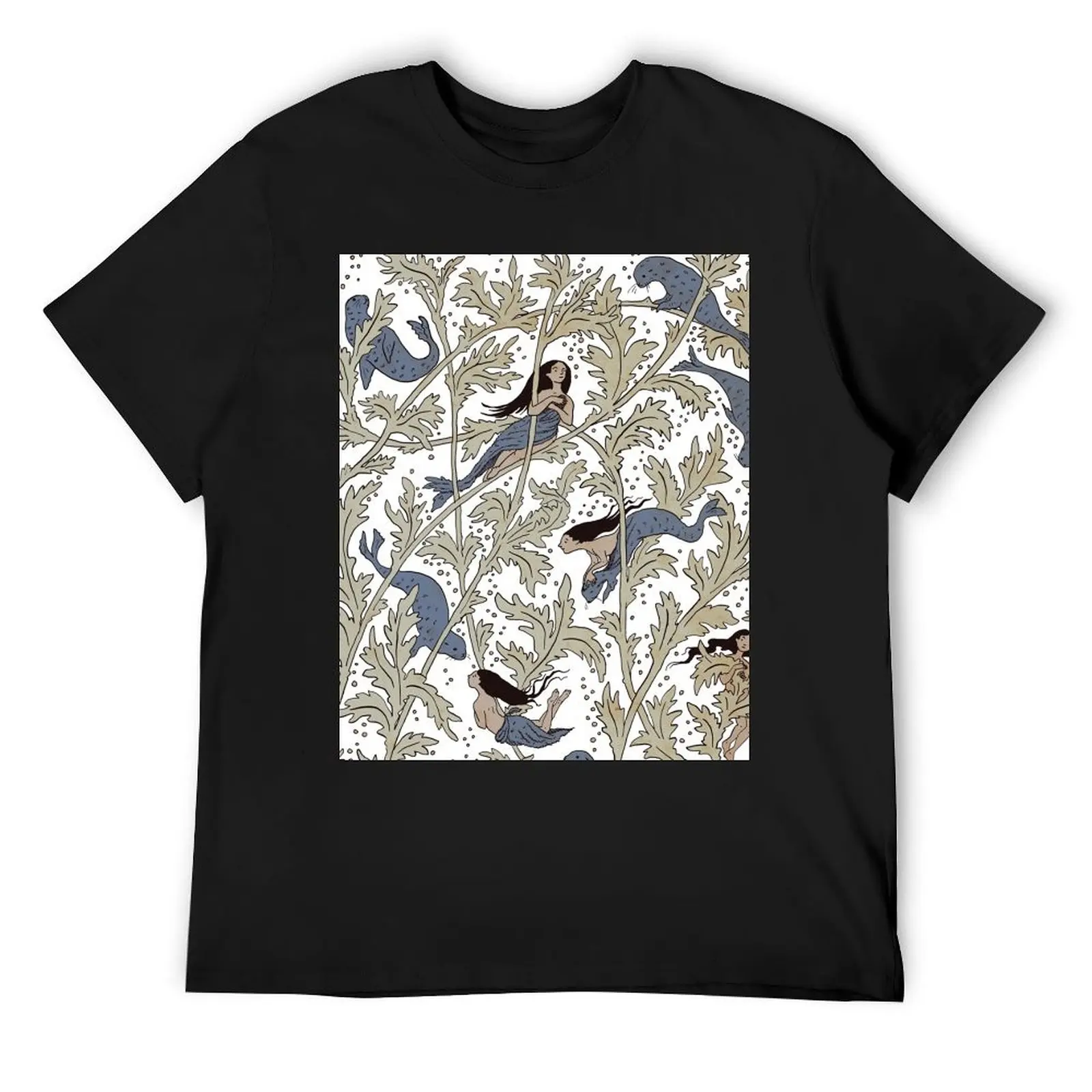 

A swirl of selkies T-Shirt shirts graphic tee plus size clothes cotton graphic tees t shirts for men