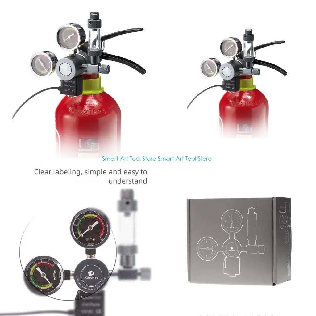 

E1PB Счетчик газа CO2 с регистрацией данных, корпус из алюминиевого сплава, регулятор CO2 с двойным манометром