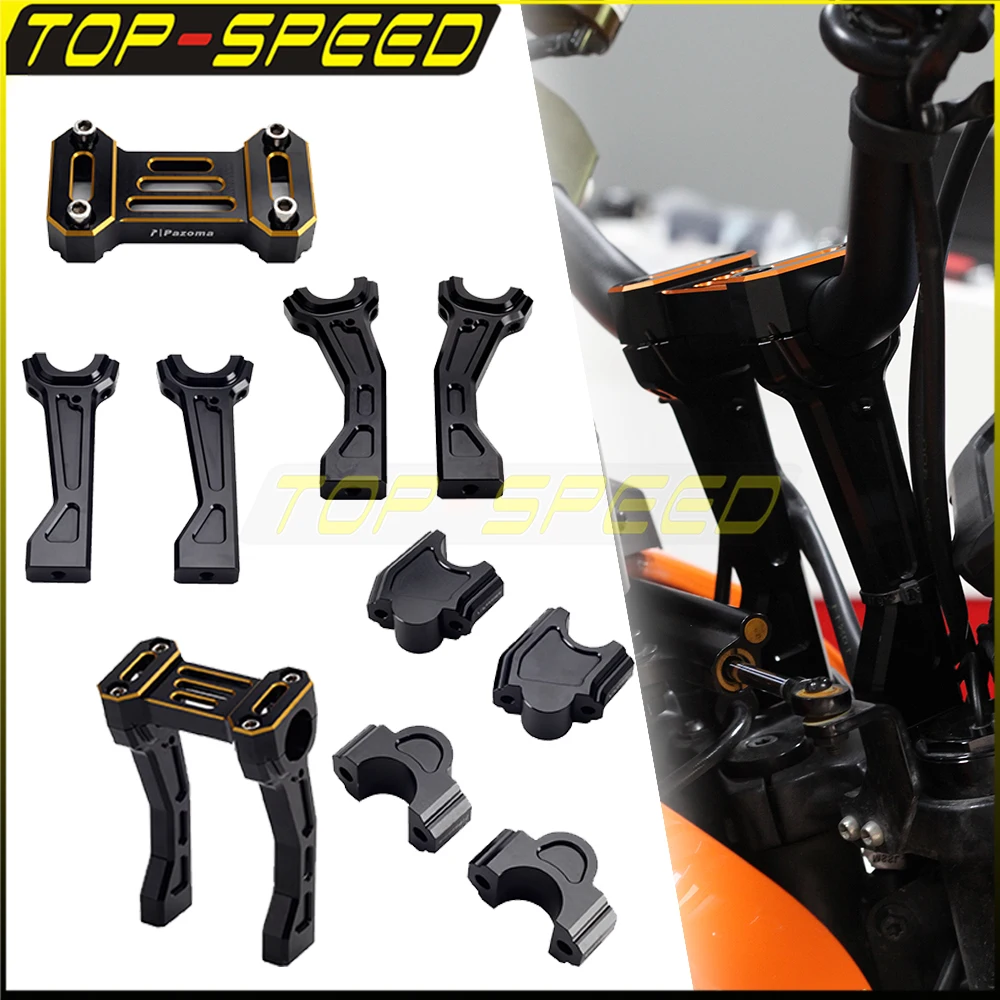 

Motorcycle Handlebar Riser Entension Upright Pullback Handle Bar Risers For Harley Pan America 1250 RA1250 Special RA1250S 21-24