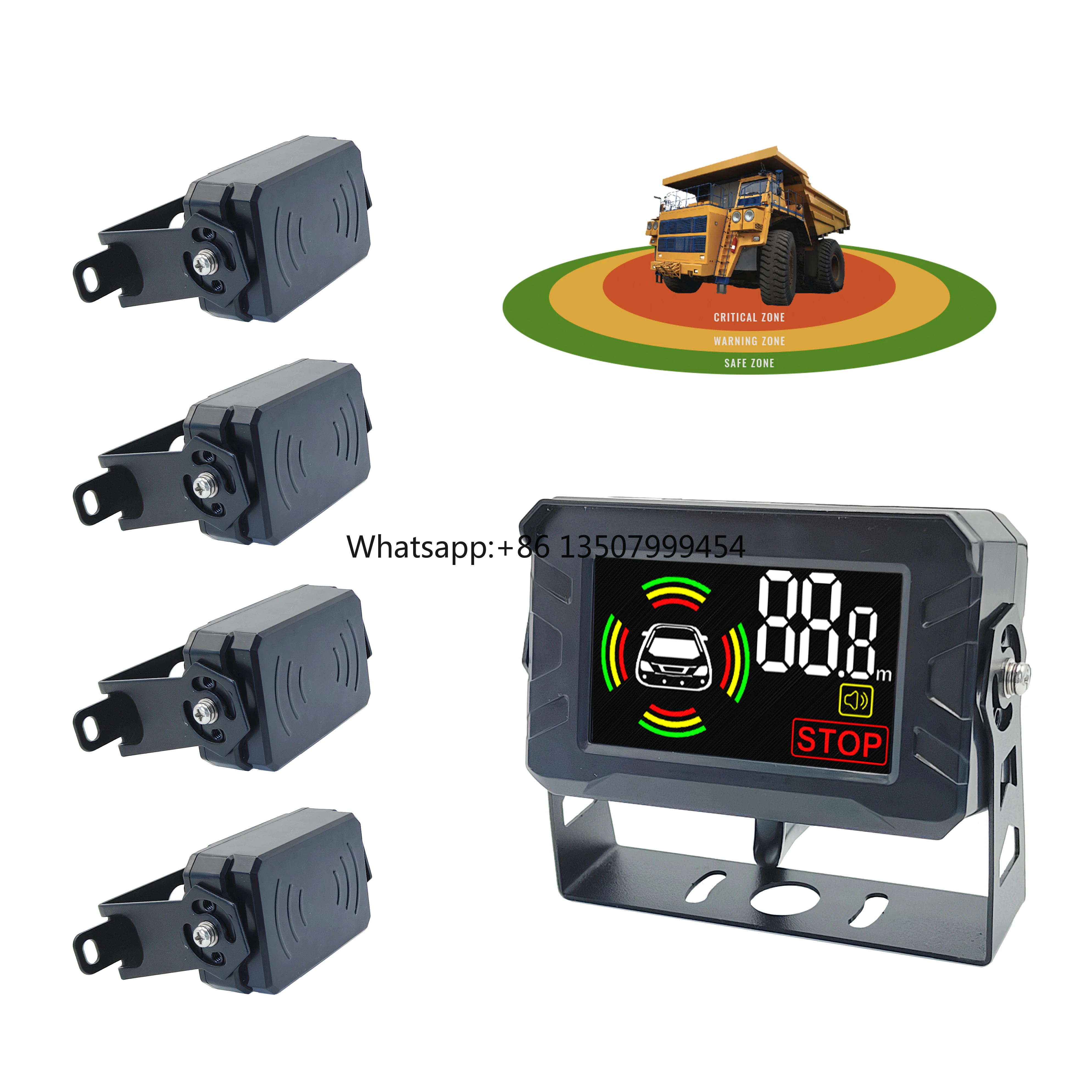 

Forklift Anti-Collision Radar 10M Adjustable Detection & Heavy Duty Protection