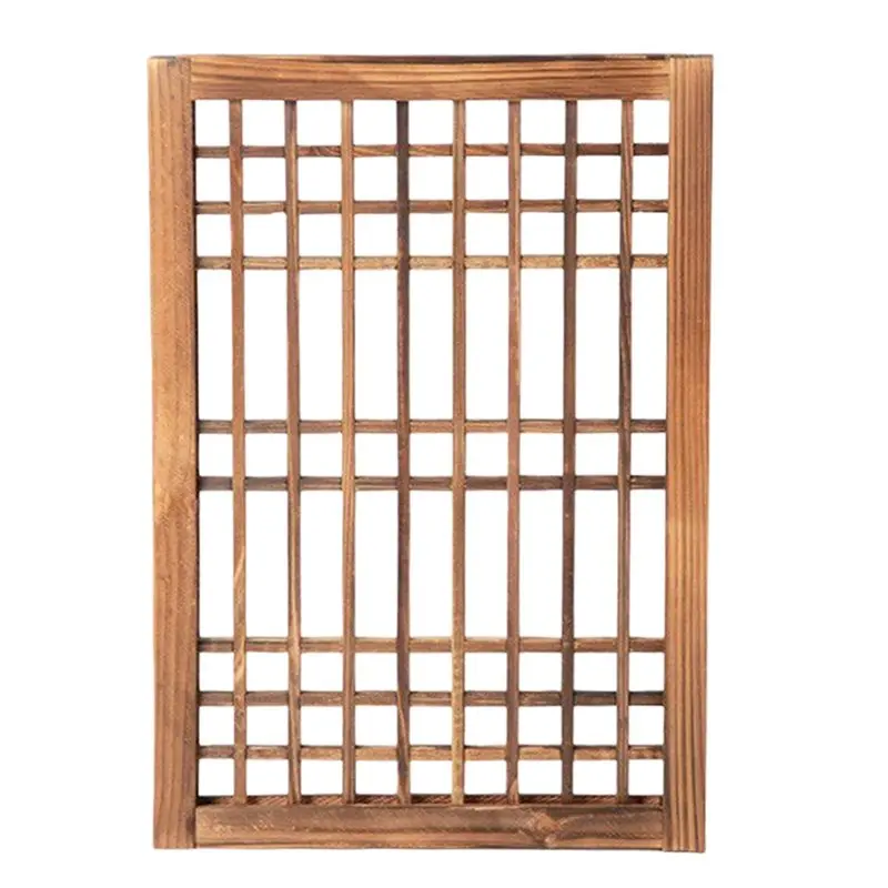 

Деревянная решетка в винтажном стиле ALIM для декора стен сада, патио и столовой