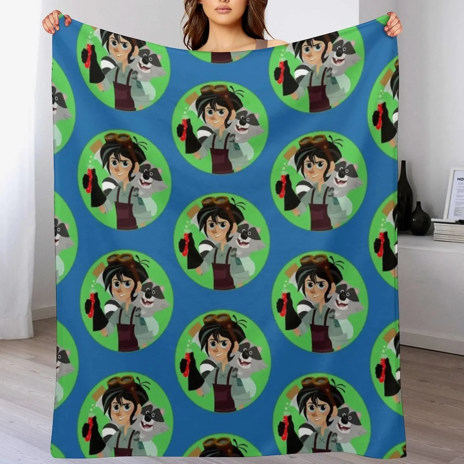 

Varian And Ruddiger Tangled The Series T Throw Blanket Breathable Lightweight Blanket for Adults Kids