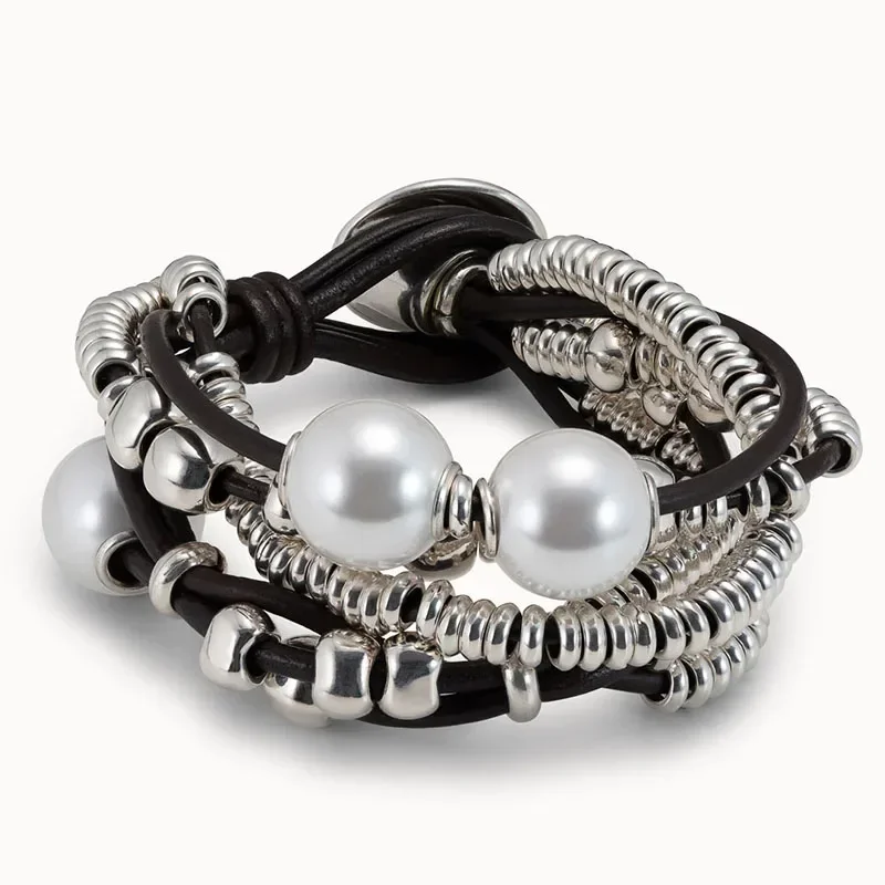 European and American gentle fairy style pearl irregular round bead bracelet for women's jewelry gifts